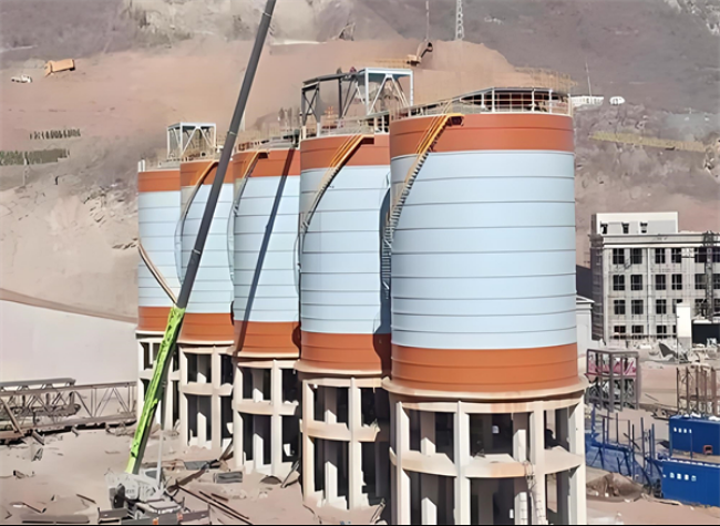 思礼镇高架钢板仓