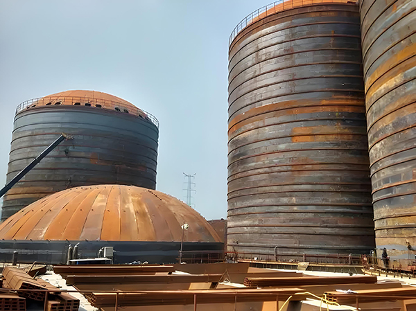 思礼镇焦粉钢板仓